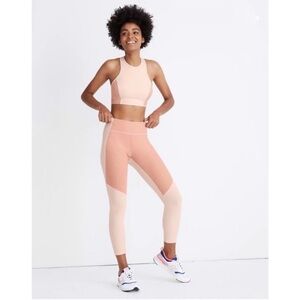 Outdoor Voices 3/4 Two-tone Legging Pastel Pink
